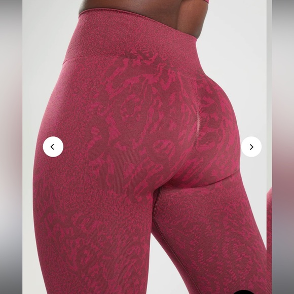 Gymshark Adapt Animal Seamless Leggings - Reef | Cherry Brown - Picture 1 of 6